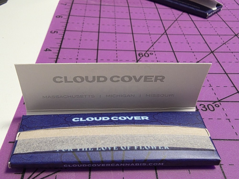 Cloud Cover Massachusetts cannabis rolling papers gummer unbleached Tips