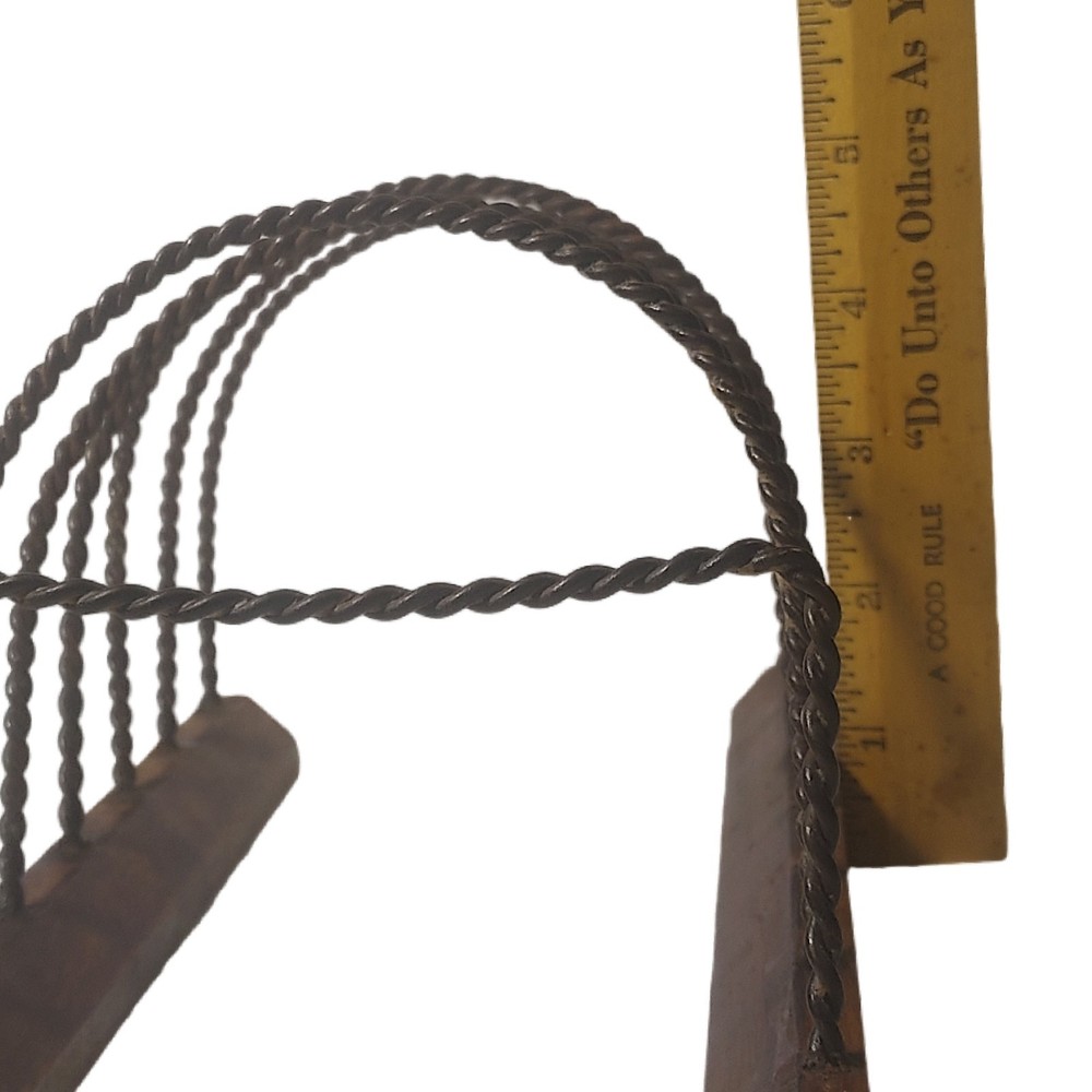 Twisted Wire Sorter Rack - Document/Mail Holder - 10" Long