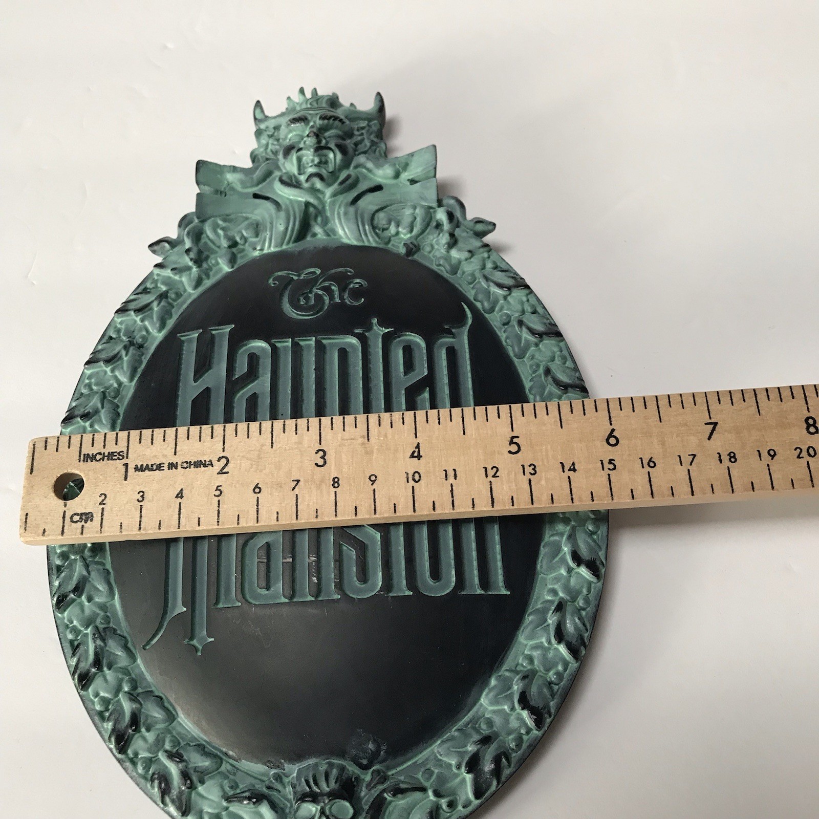 Disney The Haunted Mansion Wall Plaque Sign Halloween Horror Collectible Goth