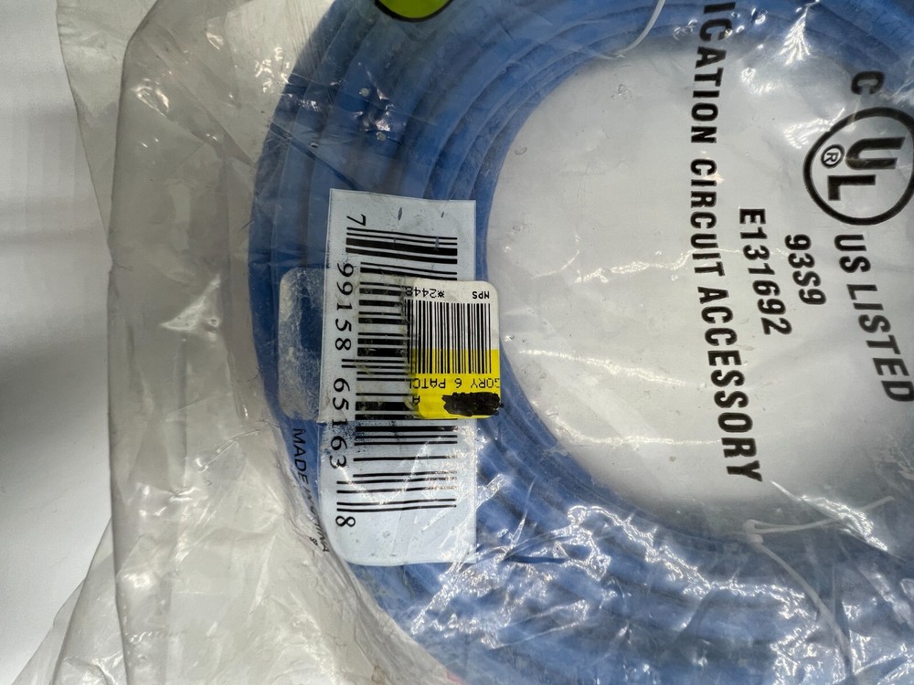 ATP E131692 93S9 Communication Circuit Accessory 6 Patch, Blue Cable 5ft