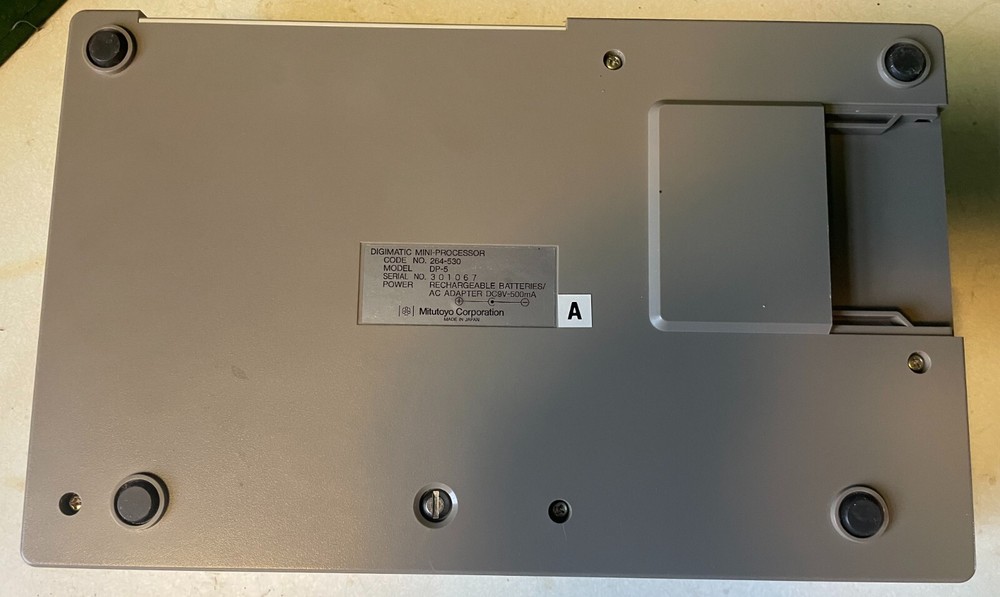 Mitutoyo MP-5 Mini-Processor 264-530 w/Case, More