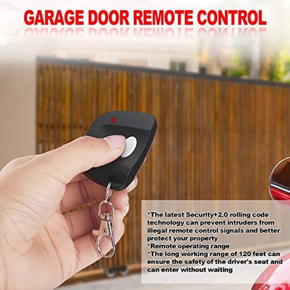 2x For Linear/MultiCode Gate Remote Control Opener 1089/3089/3070/3060 Black