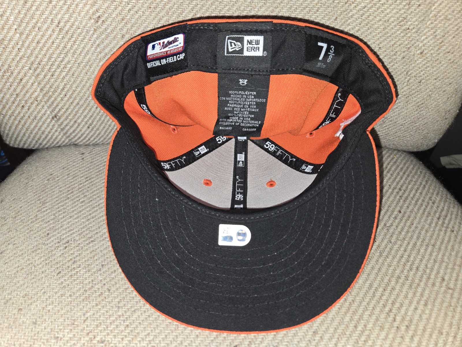 San Francisco Giants City Connect Team Issued MUSA New Era Fitted 7 3/8 Hat/Cap