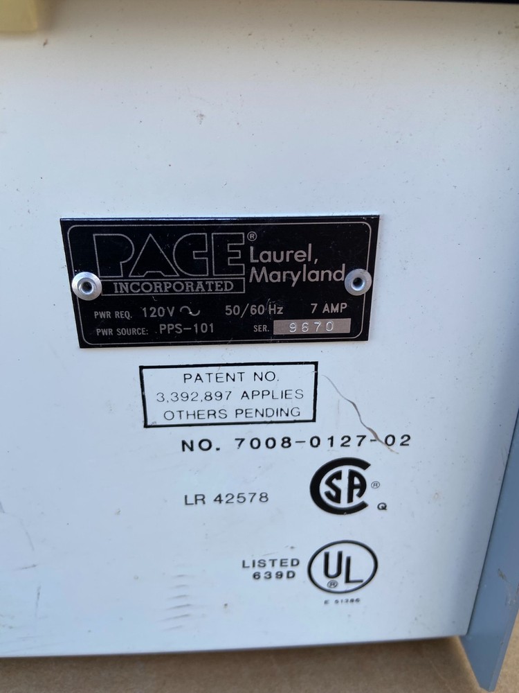 Pace PPS-101 Dual Path Solder Extractor Thermo Drive Powers On Untested
