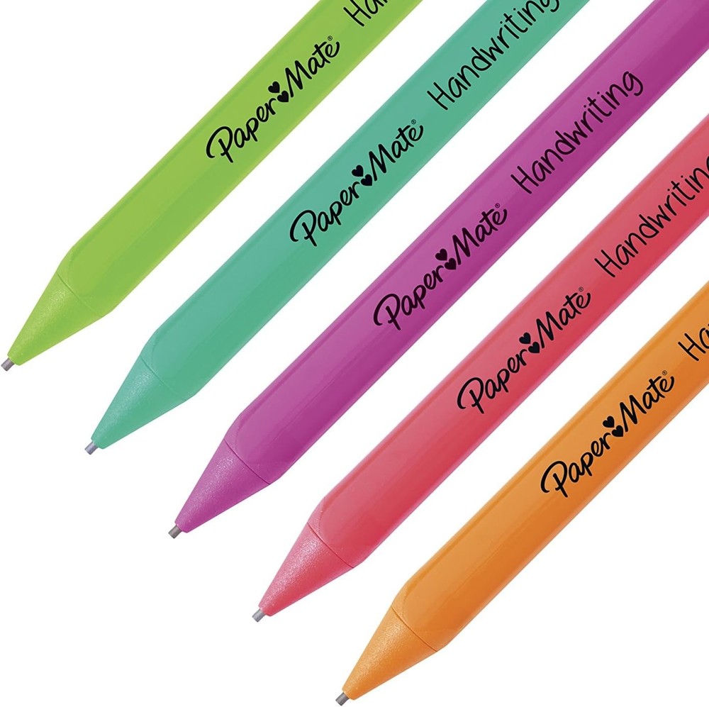 Paper Mate Handwriting Triangular Mechanical Pencil Set with Eraser & Lead Refil