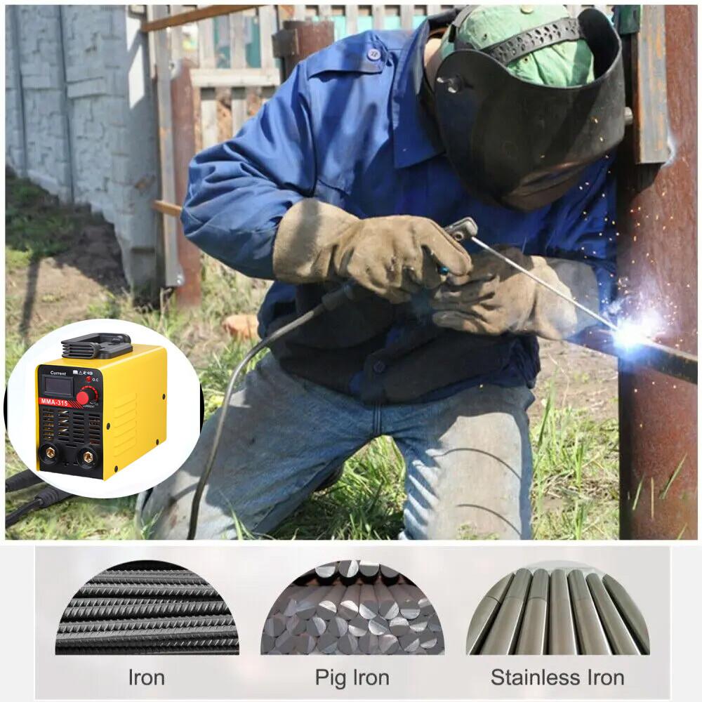 110V 300AMP Mini IGBT ARC Welding Machine Inverter DC MMA Electric Welder Stick