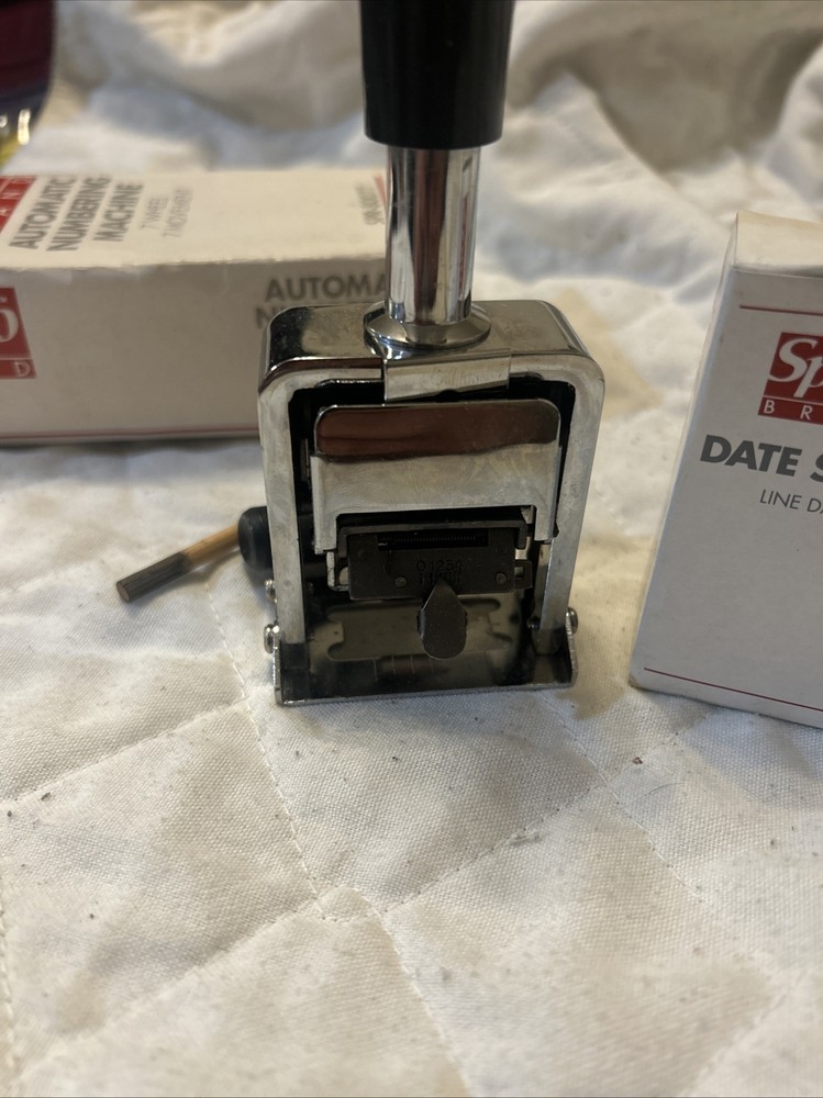 Sparco Automatic Numbering Machine SPR80057 5 Wheel 7 Movement