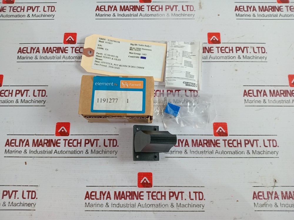 P&G CONTROLS JC100-0015 Joystick Controller P47310/1