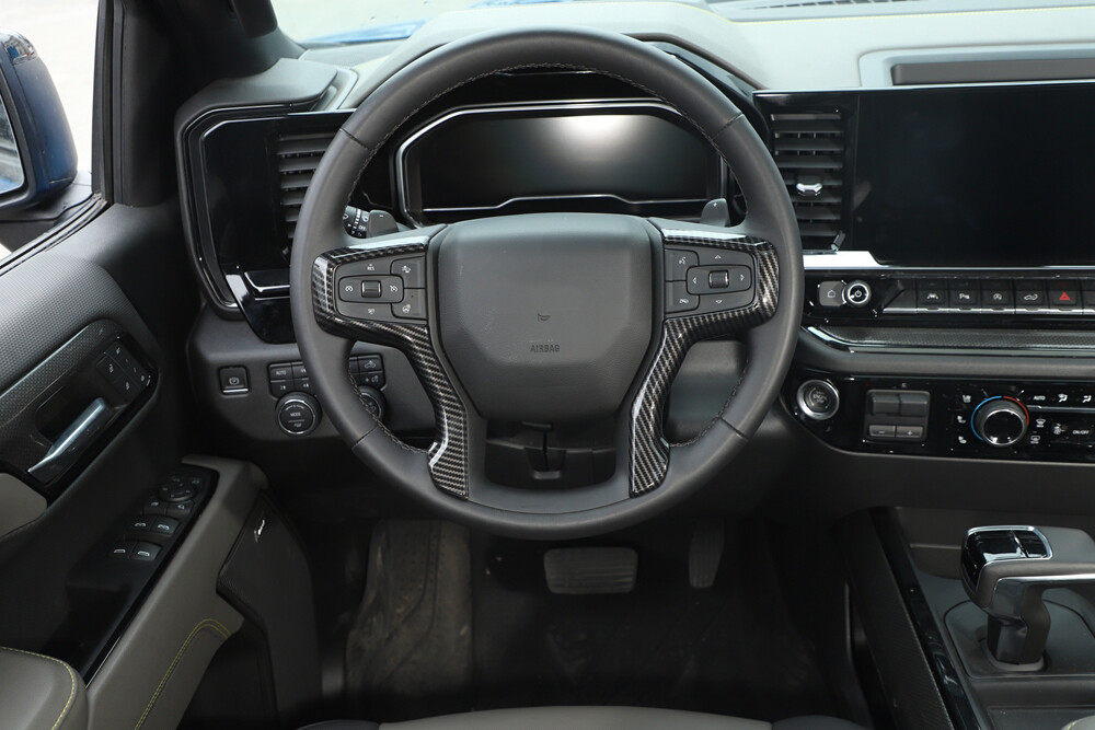 Carbon Fiber Car Interior Decor Trim Cover Kit For Chevy Suburban 20+ /Tahoe 21+