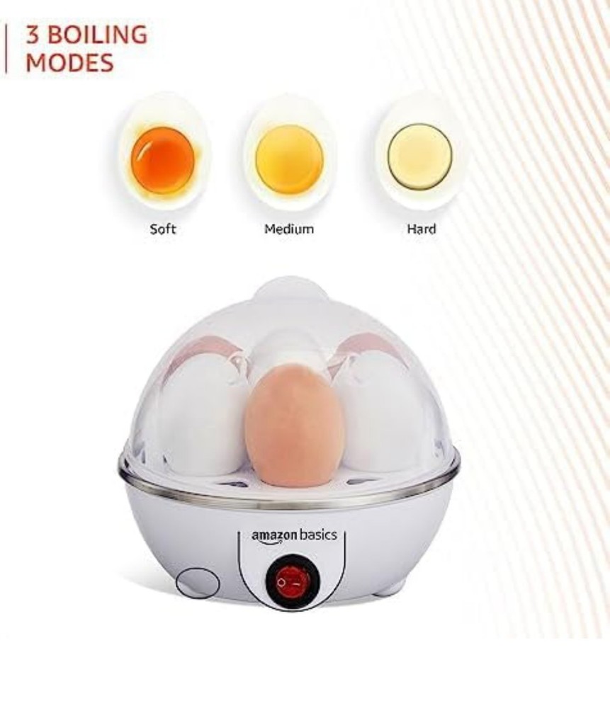 Electric Egg Boiler | 3 Boiling Modes | Automatic Operation | Overheat...