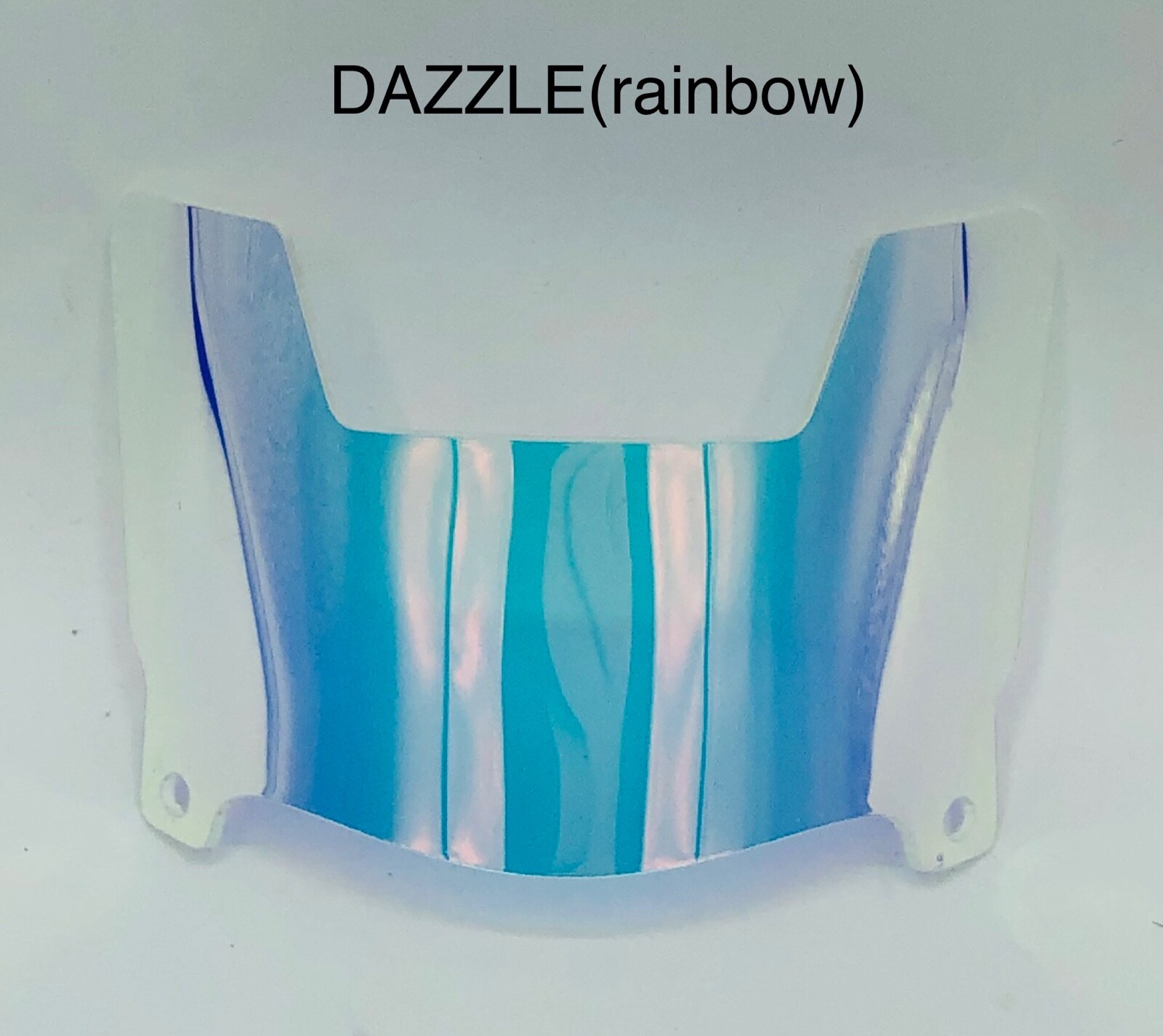 Chrome Mini Football Helmet Visors With Clips