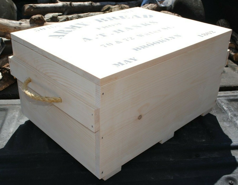 A. T. Hanks Civil War Bread Box - Nice!!
