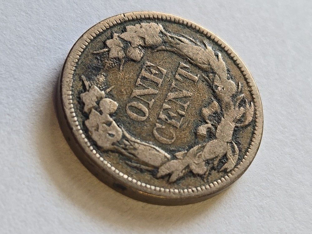 1858 Flying Eagle Cent- Large Letters, VG Details #1154