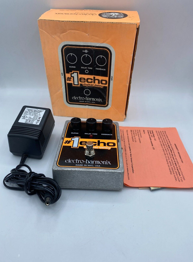 Electro-Harmonix EHX #1 Echo Digital Delay Guitar Effect Pedal Number 1 - Tested