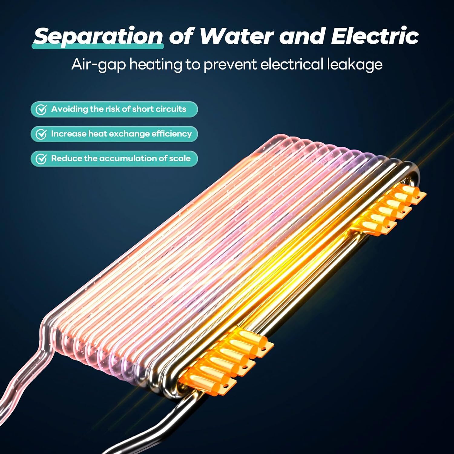 14,000W Tankless Water Heater Electric 240V 3.3 GPM On-Demand Hot Water Heater