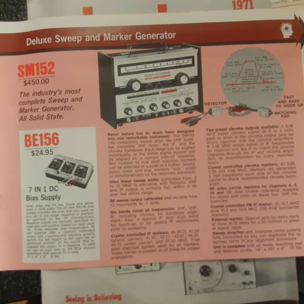 Electronics Literature lot Leader Seacore Audiotex Trigger