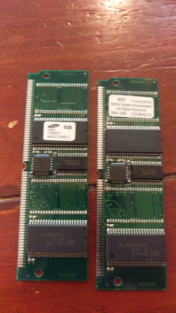 Adobe HP Printer PostScript SIMM Memory Module LOT # C3198-60151 & C4708-60157