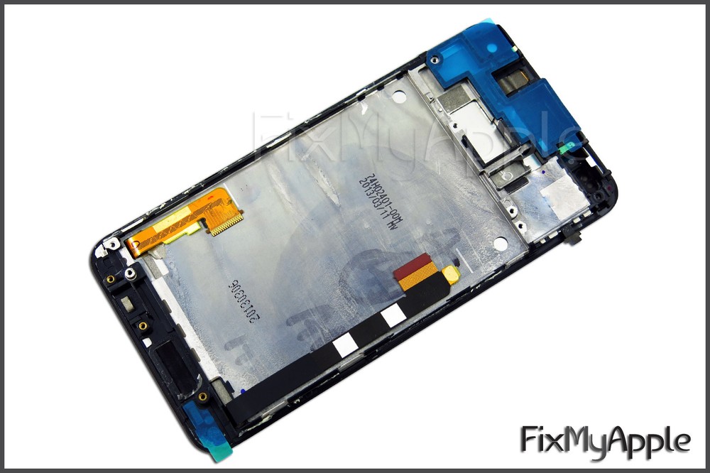HTC One M7 Black OEM LCD Glass Touch Screen Digitizer Frame Assembly Replacement