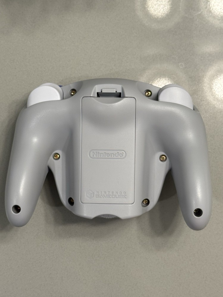 NICE Nintendo GameCube Gray WaveBird Controller w/Receiver - Tested & Working