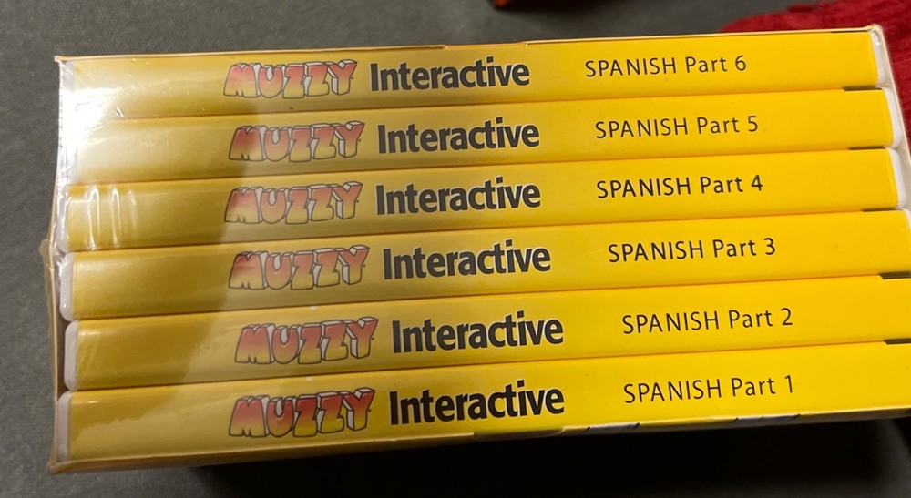 2 Sets BBC MUZZY INTERACTIVE CD-ROM Spanish Language Ed. 1-Sealed/1-Open L.v2