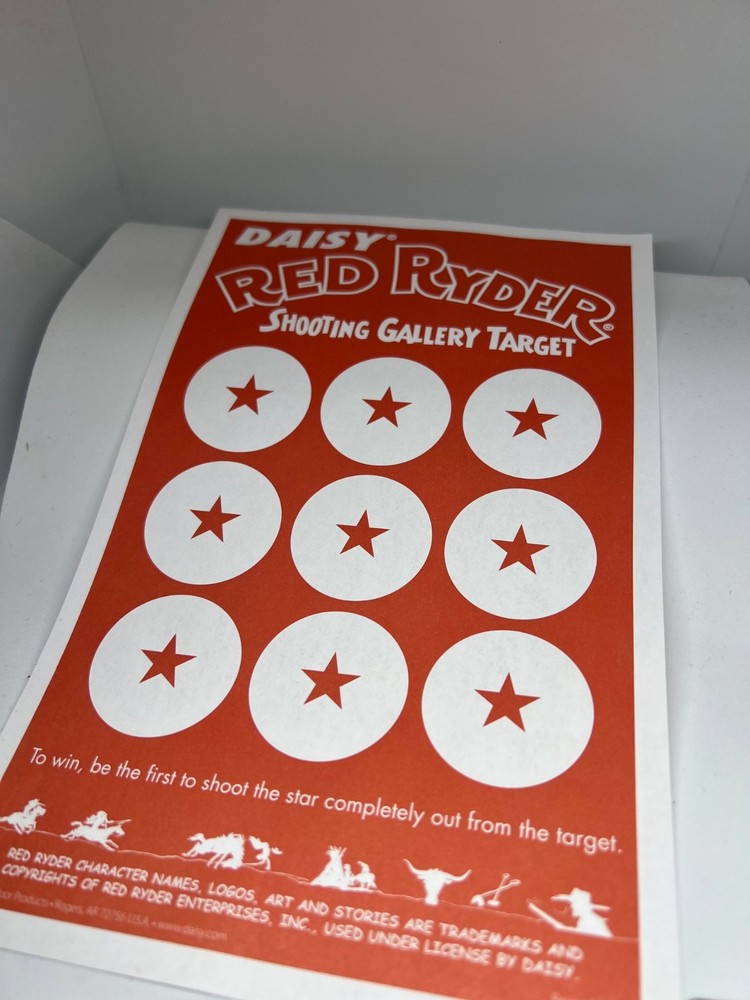 Assorted Daisy Red Ryder Targets Shooting Gallery