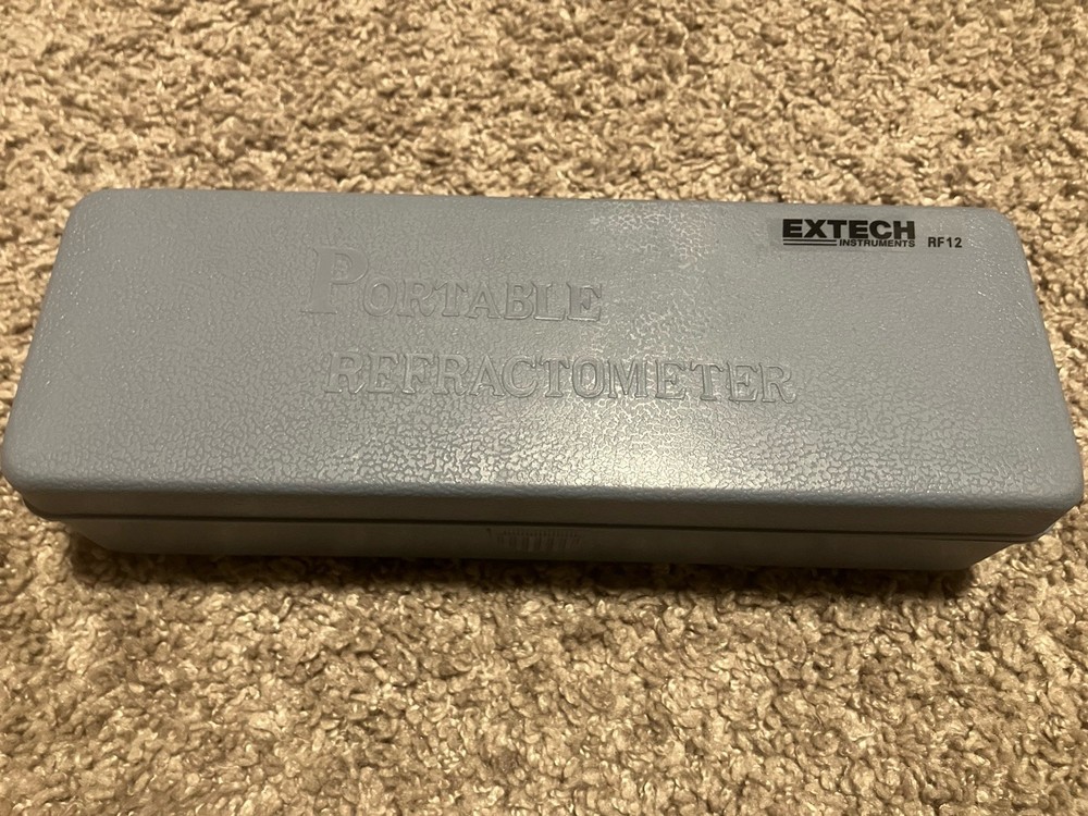 REAL Extech RF12 Refractometer with ATC - 0-18% Brix