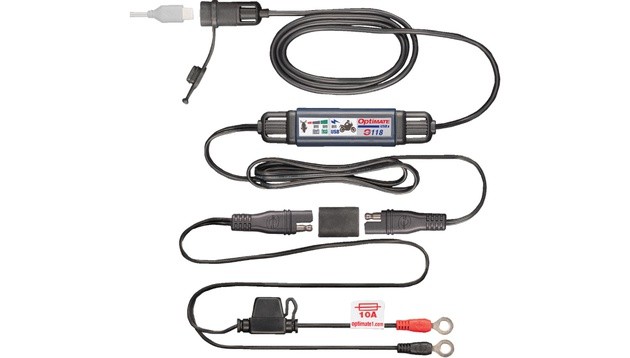 TecMate OptiMate Battery To USB-C SAE Charger 12V