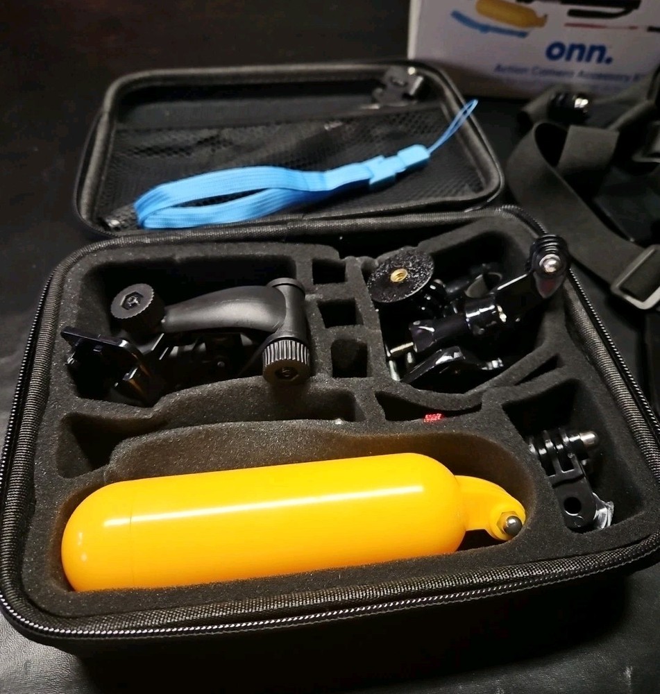 Focus Onn. Action Camera Accessory Kit- Essentials for GoPro Head & Body Strap