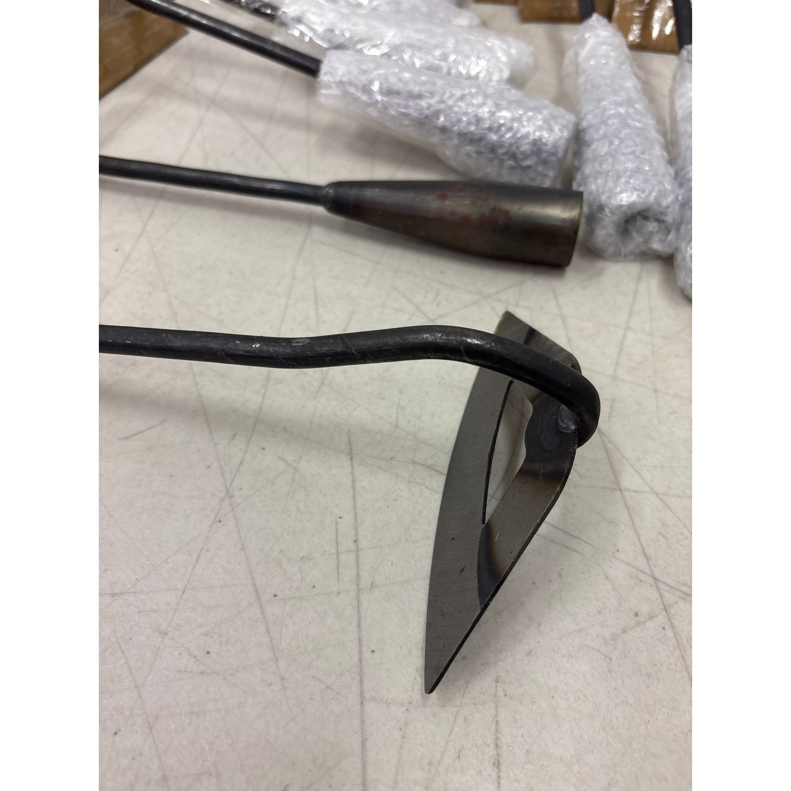 LOT-OF-10 Garden Hoe All-Steel Hardened Hollow Hoe Weeding, Garden Edger Weeder