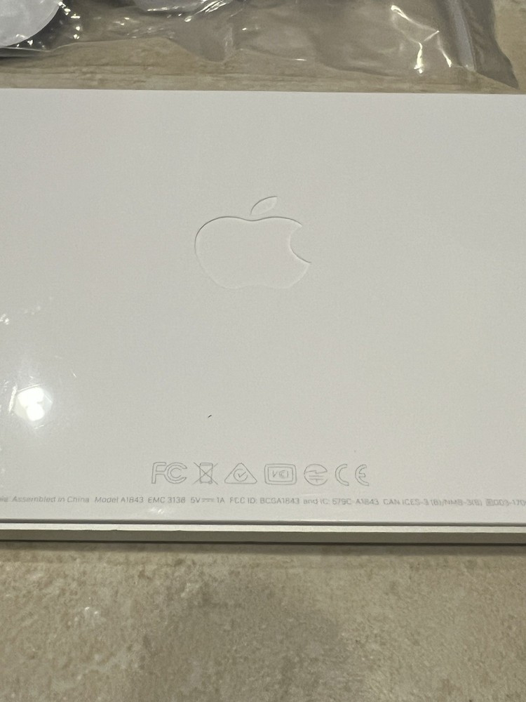 Apple A1843 Wireless Rechargeable Bluetooth Magic Keyboard With Free Apple Mouse