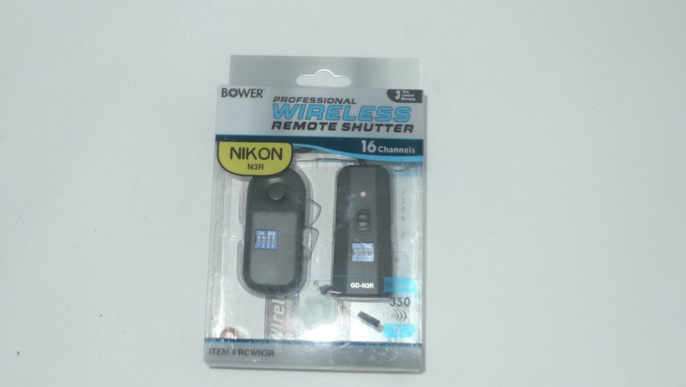 PROFESSIONAL WIRELESS SHUTTER FOR NIKON BY BOWER NEW