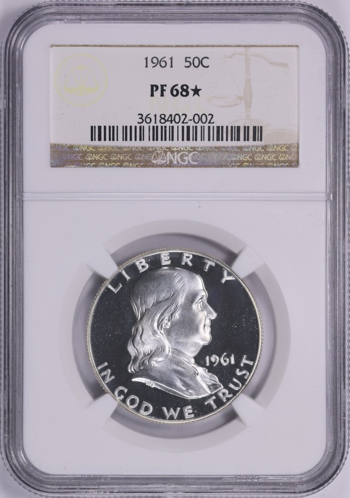 1961 Franklin Half NGC PF68 STAR