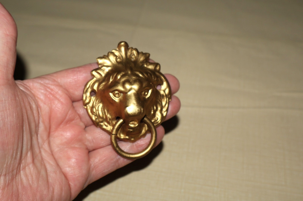 Seth Thomas Clock Lion Heads