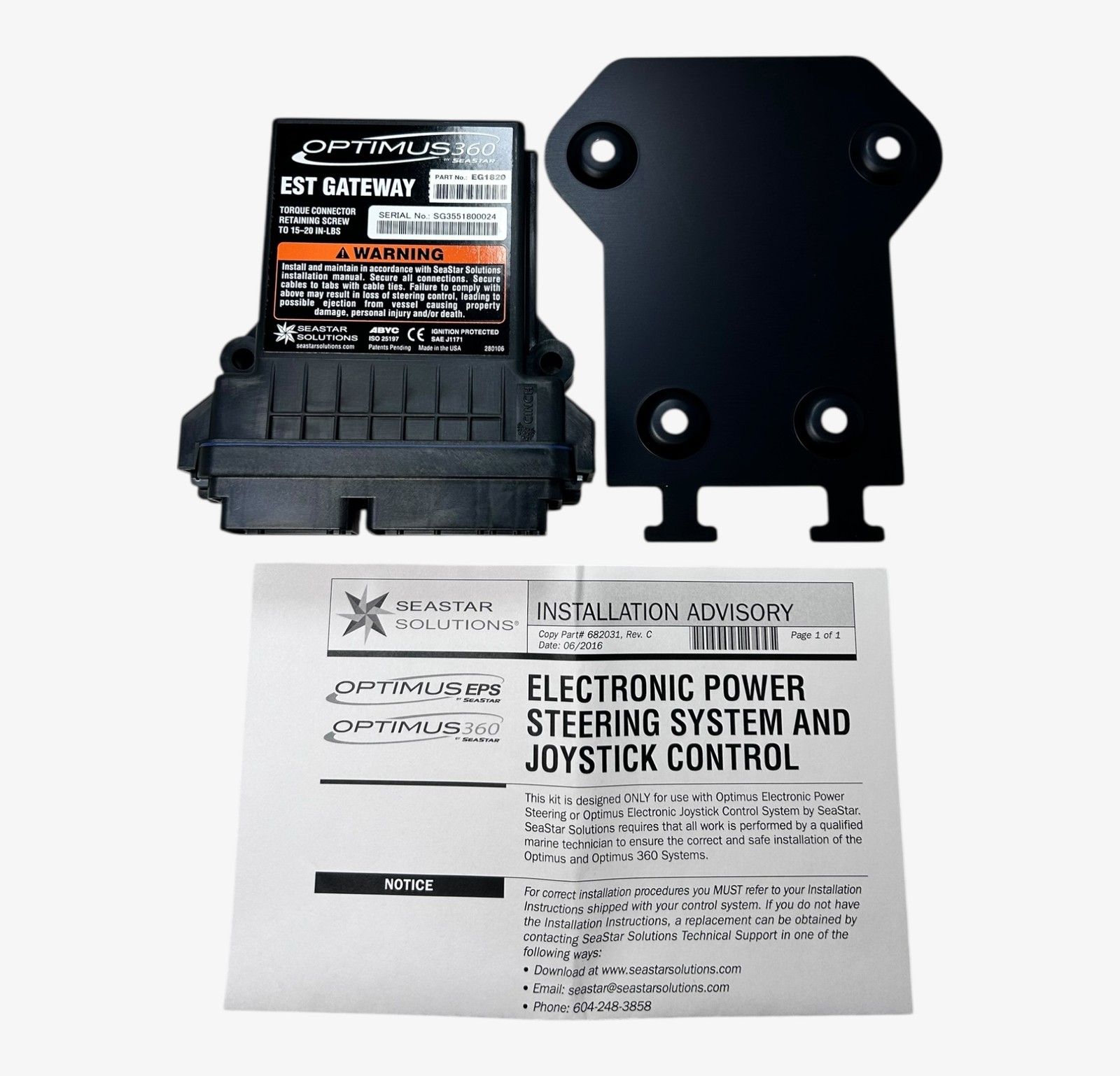 Seastar Solutions EG1820, Optimus 360 Twin Yamaha EST Gateway Interface Module