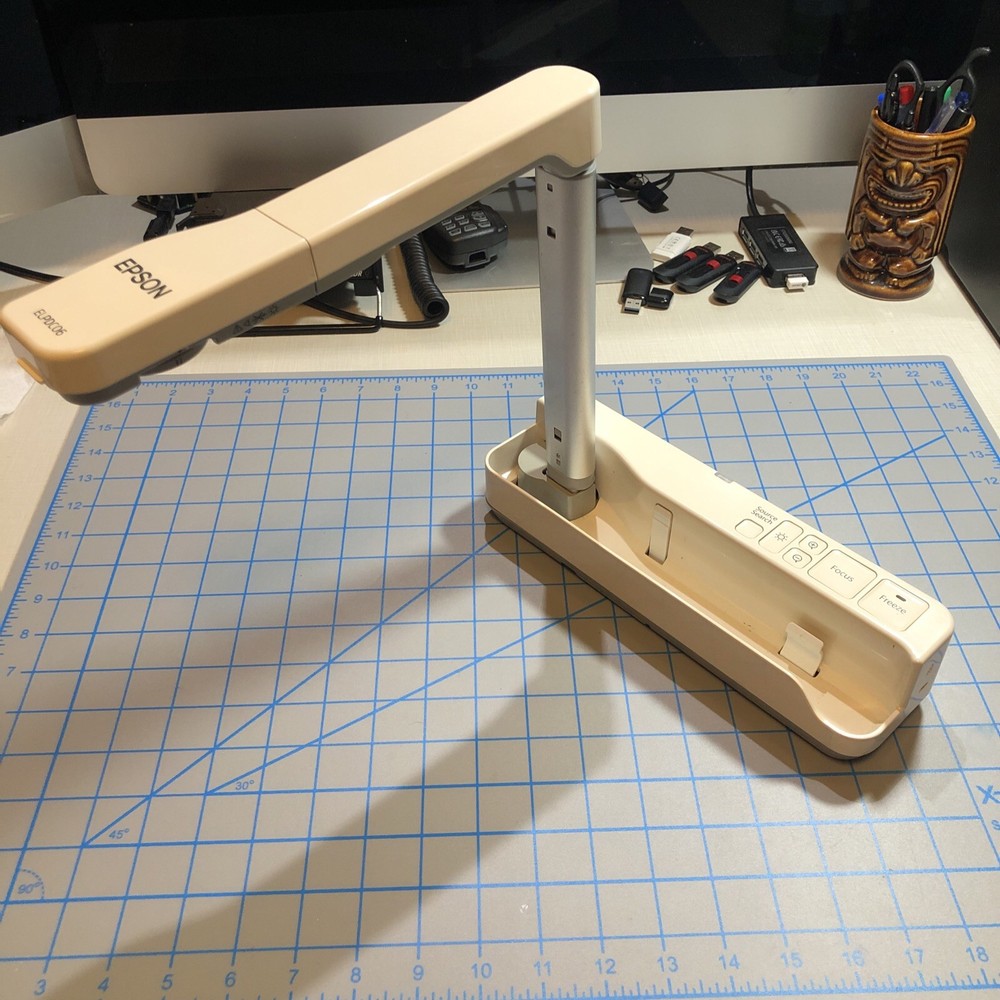 TESTED - Epson ELPDC06 Portable Compact Document Camera w/Case