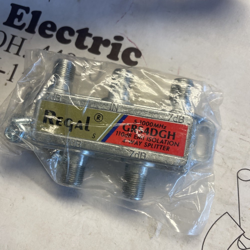 Regal GRS4DGH 4-Way Splitter