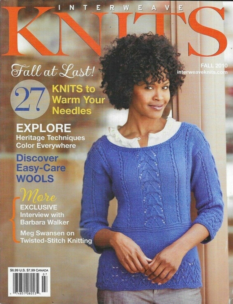 Interweave Knits Magazine Fall 2010 Heritage Techniques Easy Care Wools