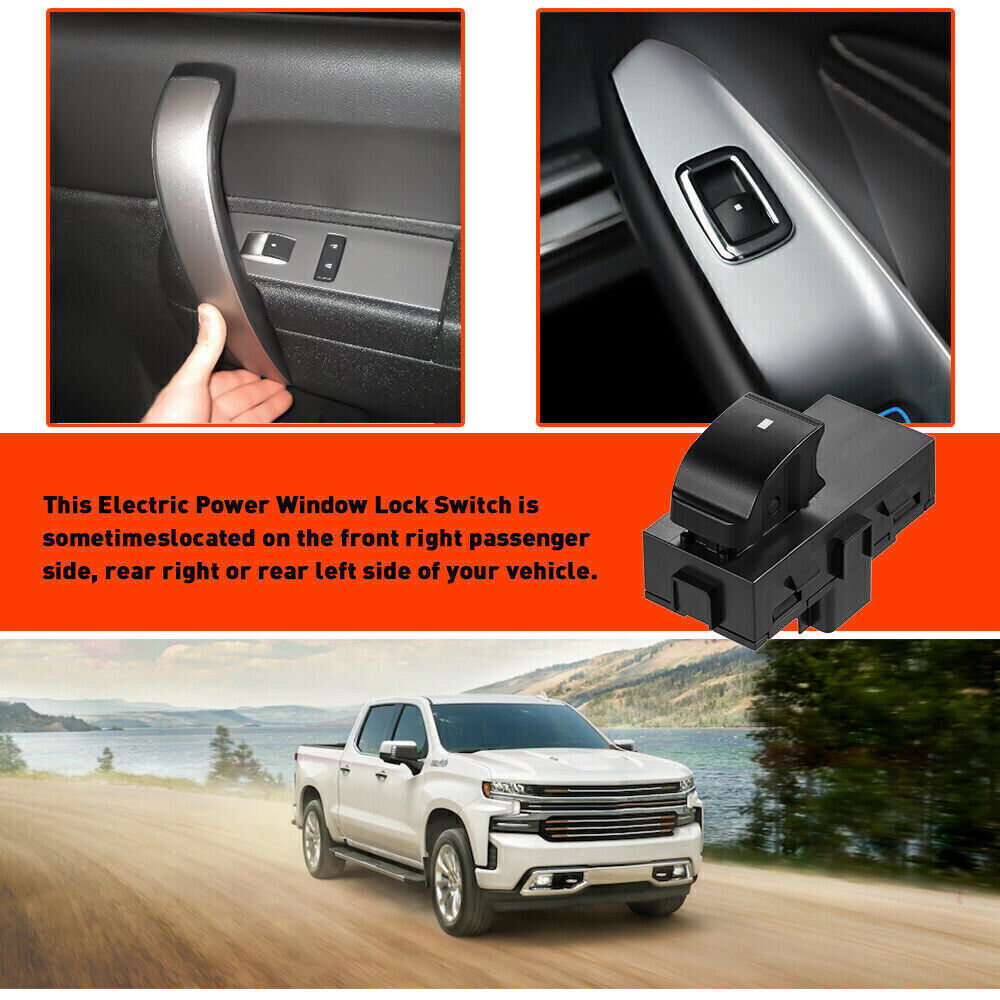 Window Power Control Switch Passenger Side For 07-13 Chevy Silverado/Sierra/GMC