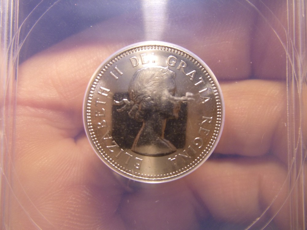 1963 Canada 5 Cents ANACS PL MS66