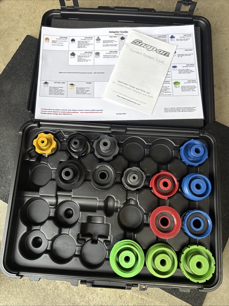 For Blue Point Tools USA 14 pc Cooling System Adaptor Set SVTAB1400A +