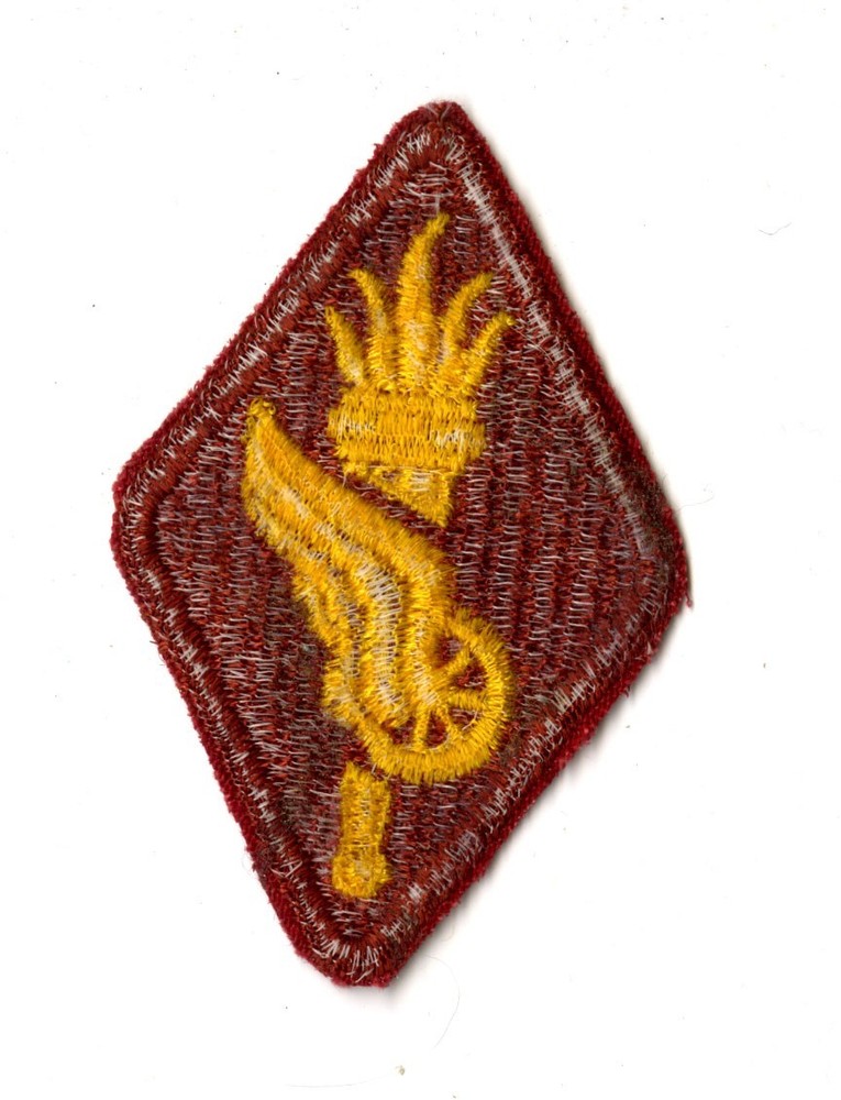 Transportation School White Back Patch Cut Edge Vintage