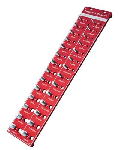 Thread Checker, Nut and Bolt Gauge, Bolt Size and Thread Identifier Tool –