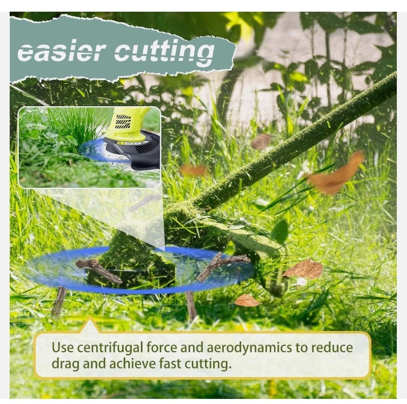 3-Pack For Hart Line Spools With 1* Cap 0.065" Auto Feed String Trimmer 20V 40V