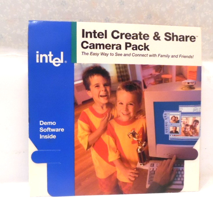 Intel Create & Share Camera Pack Demo Software - CD Only - UNOPENED