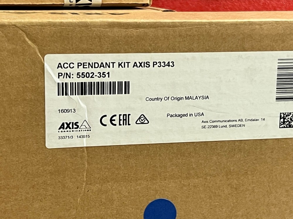 Axis ACC Pendant Kit P3343 5502-351