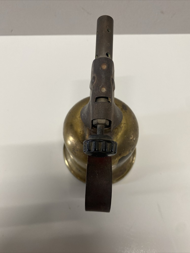 Vintage Brass Dunlap Gasoline Torch Steampunk Decor