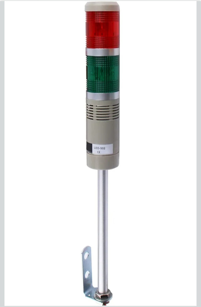 Industrial Signal Column, LED Alarm Tower Lamp Flash Indicator, 2-Layer Stack