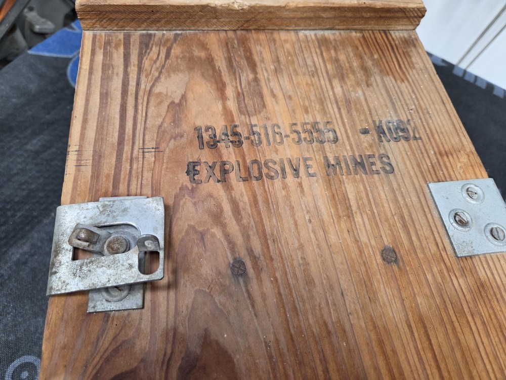 Vintage Wood Ordinance Boxes
