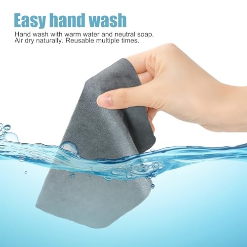 6 Pack Microfiber Cleaning Cloths for Electronics, Camera Lenses, Eyeglasses,