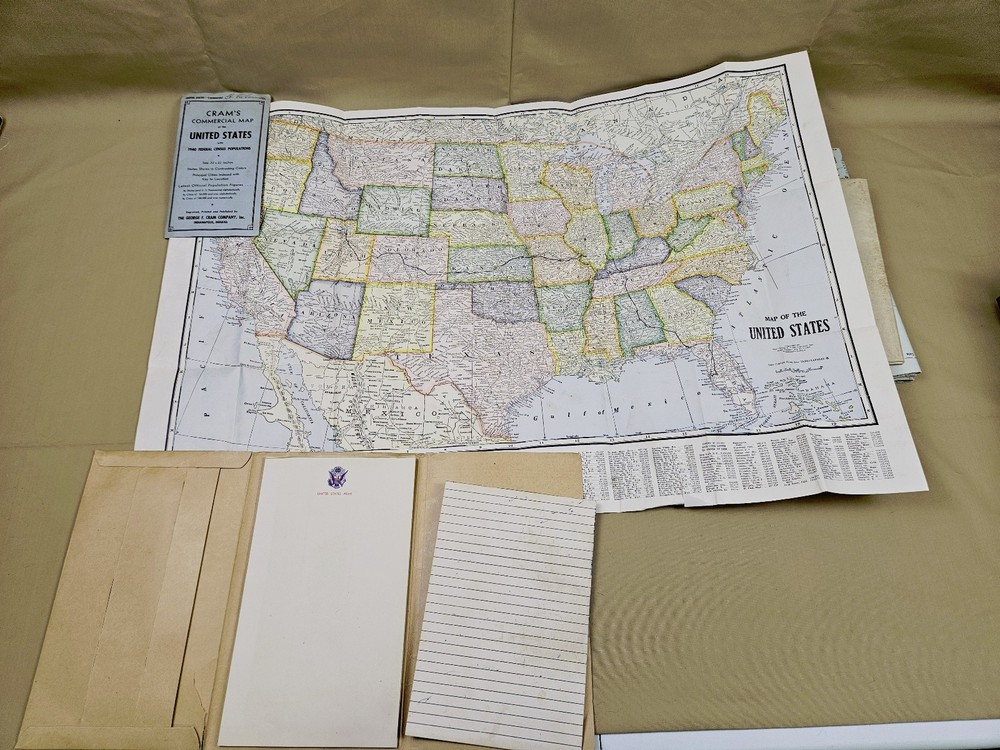 Literature & Maps from WWII footlocker